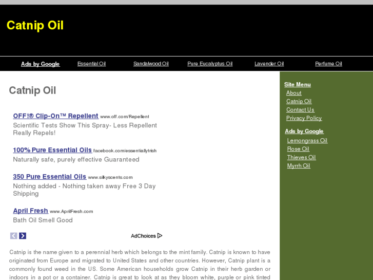 www.catnipoil.org