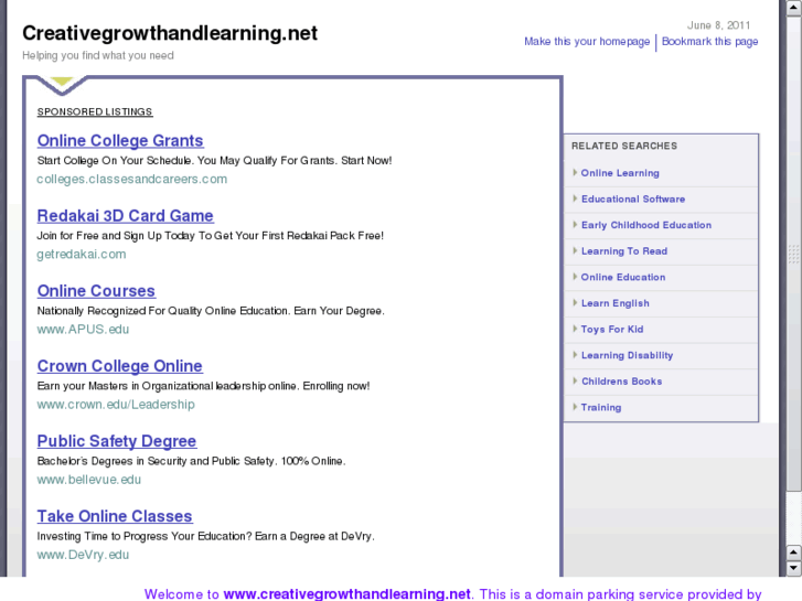 www.creativegrowthandlearning.net