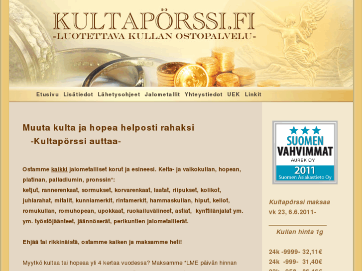 www.kultaporssi.fi