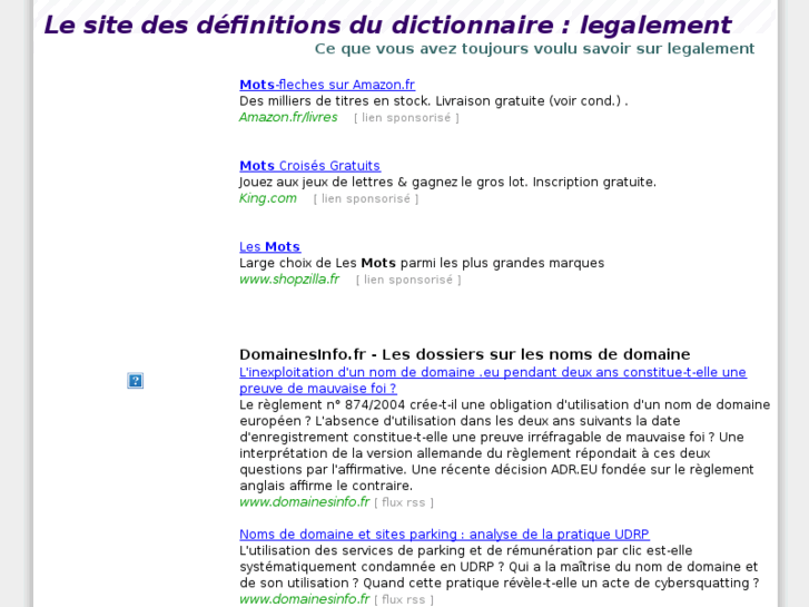 www.legalement.fr