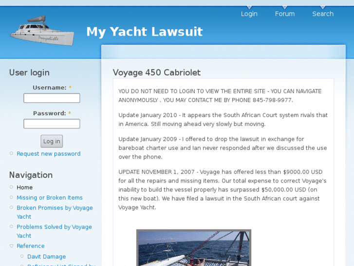 www.myyachtlawsuit.com