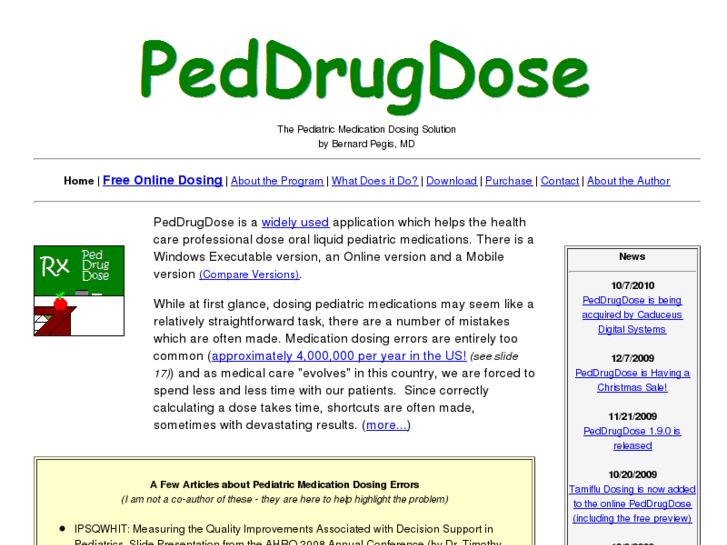 www.pediatricdosing.com