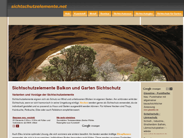 www.sichtschutzelemente.net