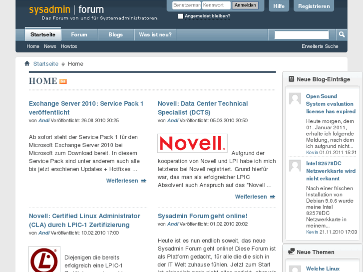 www.sysadmin-forum.net