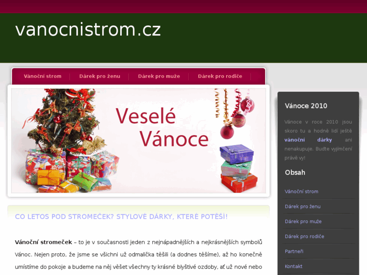 www.vanocnistrom.cz