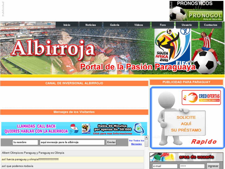 www.albirroja.com.py