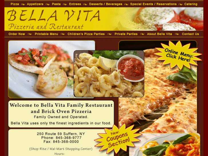 www.bellavitaspizza.com