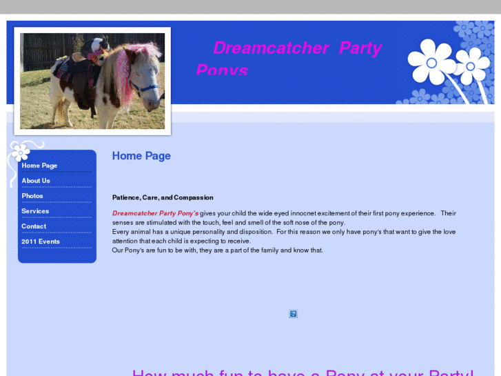 www.dreamcatcherpartyponys.com