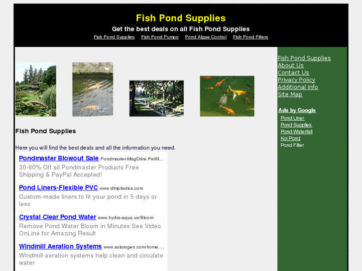 www.fishpondsupplies.net