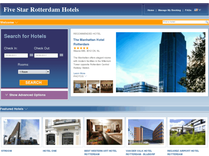 www.fivestarrotterdamhotels.com