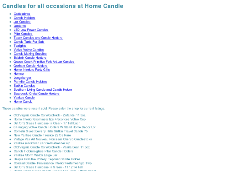 www.homecandle.com