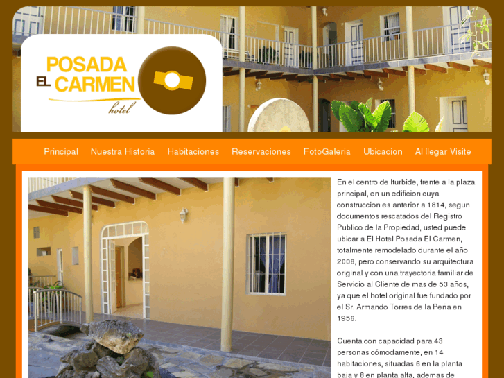 www.hotelposadaelcarmen.com