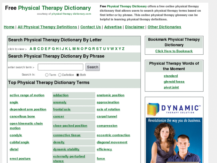 www.physicaltherapydictionary.com