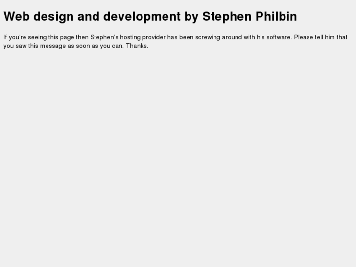 www.stephenphilbin.com