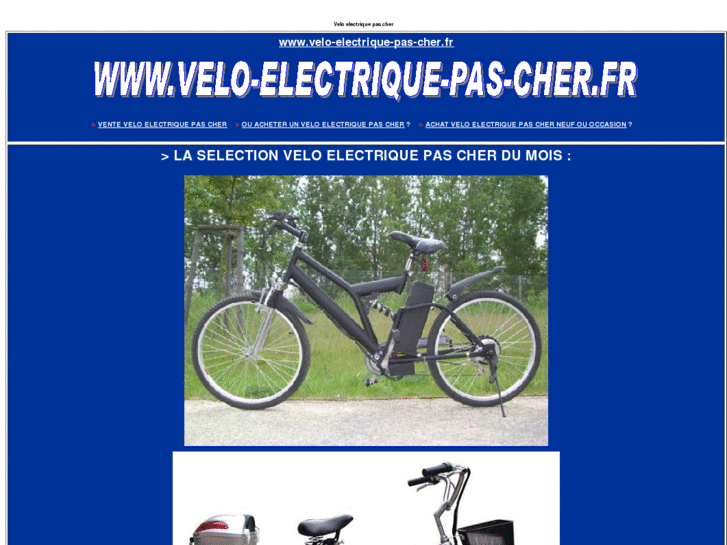 www.velo-electrique-pas-cher.fr