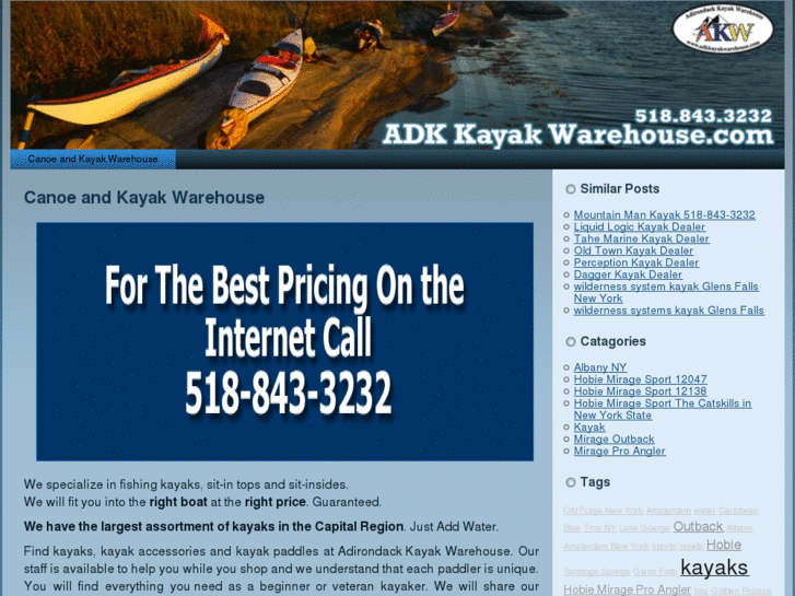 www.canoekayakwarehouse.com