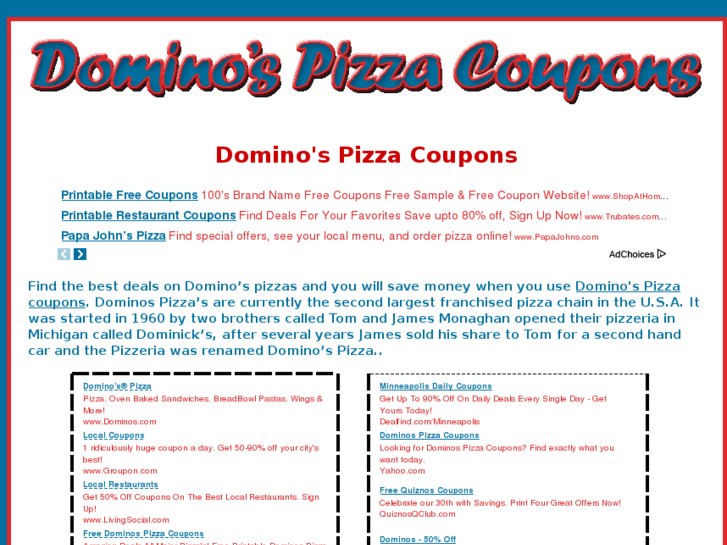 www.dominos-pizza-coupons.net