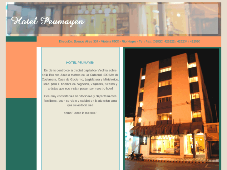 www.hotelpeumayen.com.ar