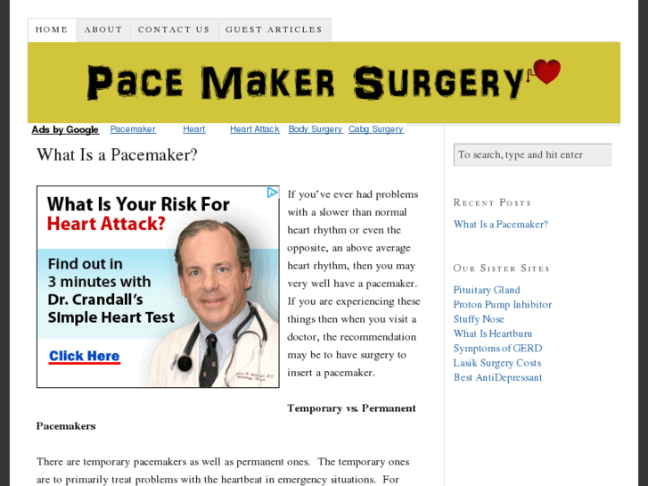 www.pacemakersurgery.org