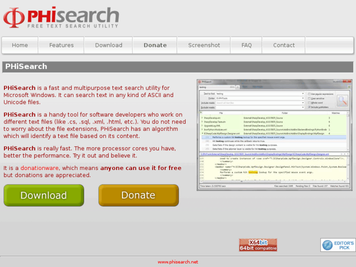 www.phisearch.net