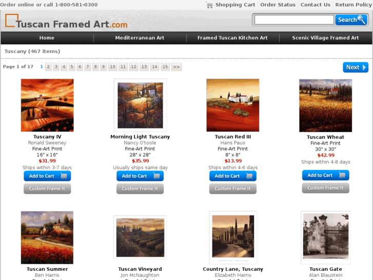 www.tuscanframedart.com