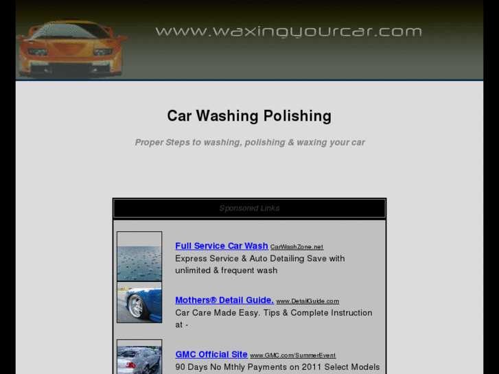 www.waxingyourcar.com