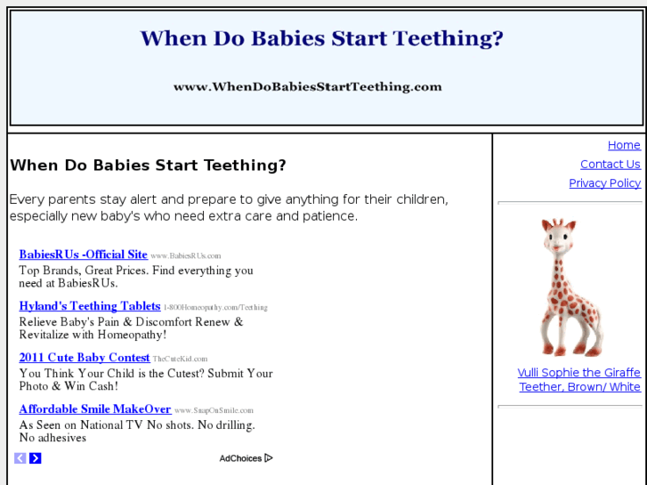 www.whendobabiesstartteething.com