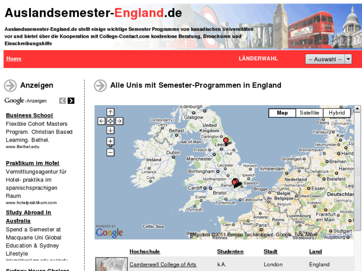 www.auslandssemester-england.de