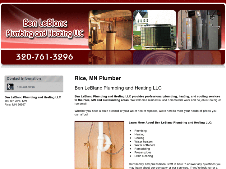 www.benleblancplumbingmn.com