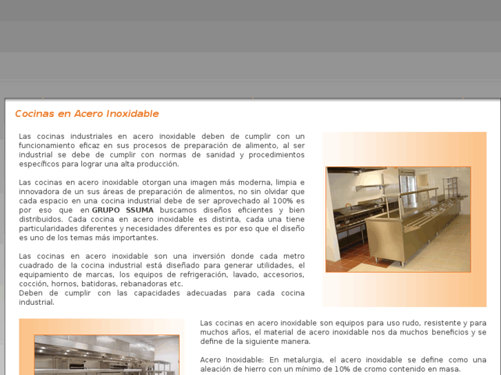 www.cocinasenaceroinoxidable.com