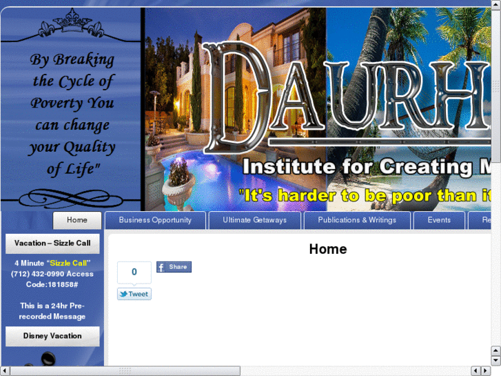 www.daurhaminstituteforcreatingmillionaires.com