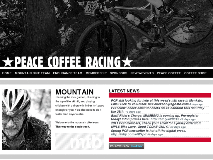 www.peacecoffeeracing.com