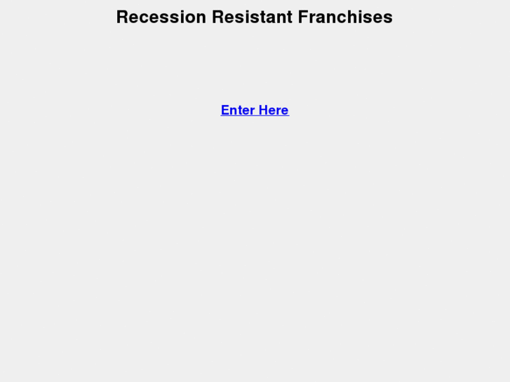 www.recessionresistantfranchises.com