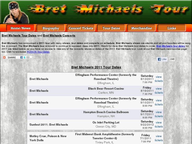 www.bretmichaelsconcerts.com