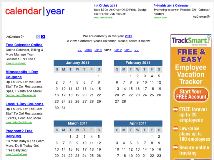 www.calendaryear.net