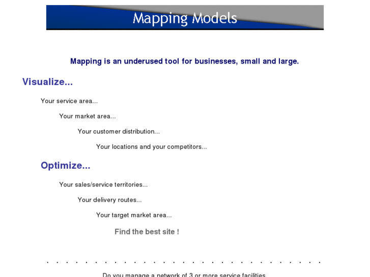 www.mappingmodels.com