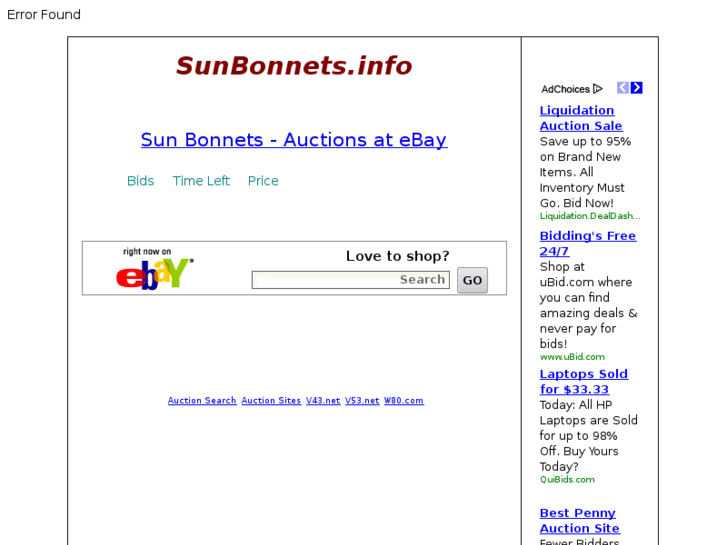 www.sunbonnets.info