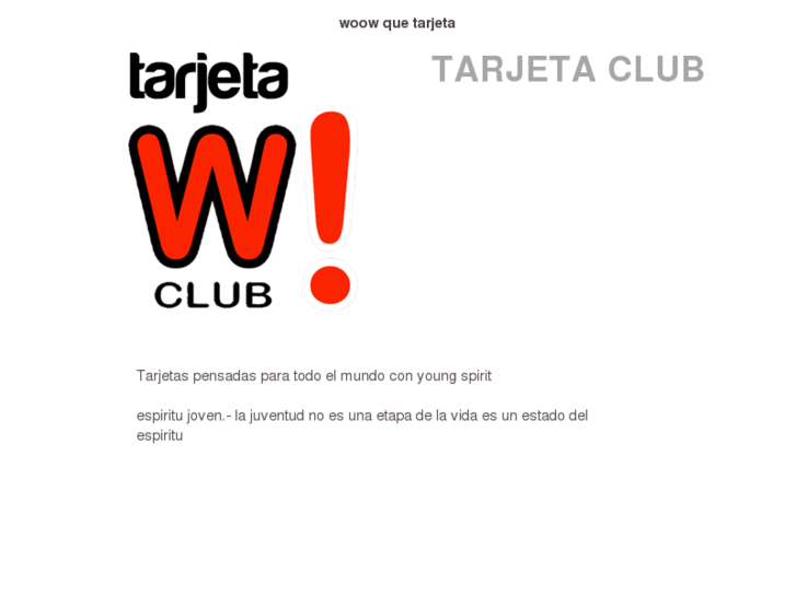 www.tarjetaclub.com