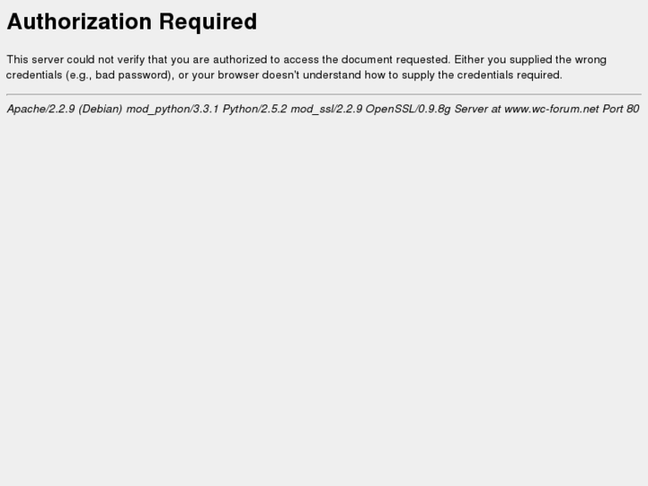 www.wc-forum.net
