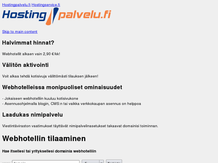 www.webhotellipalvelu.fi