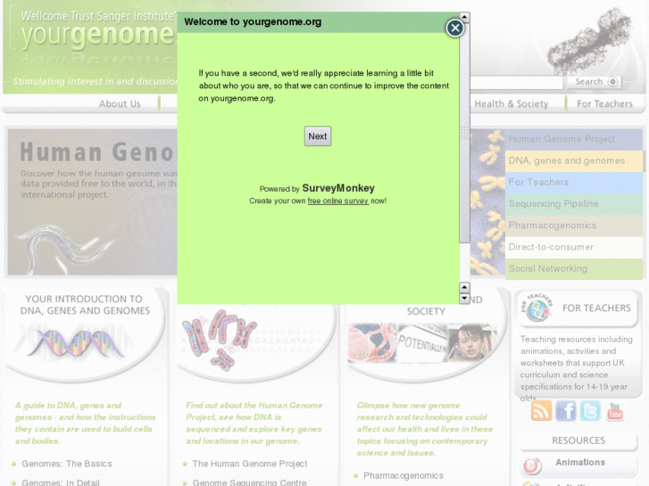 www.yourgenome.info