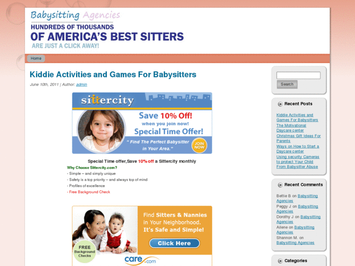 www.babysittingagencies.net