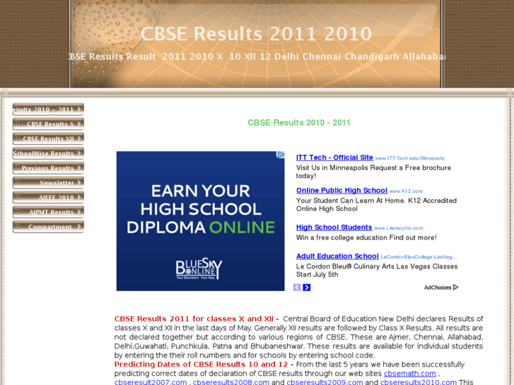 www.cbseresults2010.com