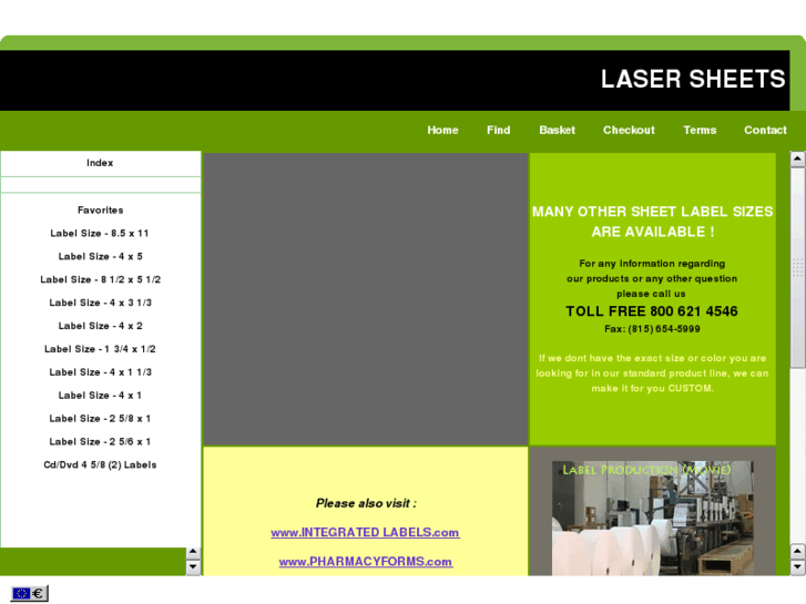 www.lasersheets.net