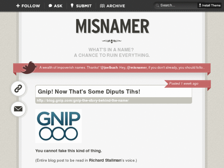 www.misnamer.com