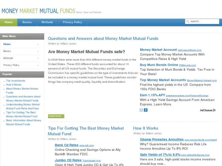 www.moneymarketmutualfunds.net