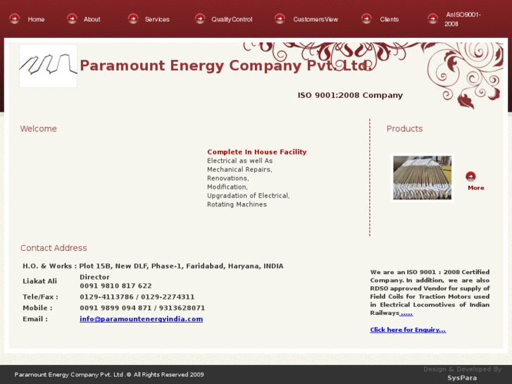 www.paramountenergyindia.com