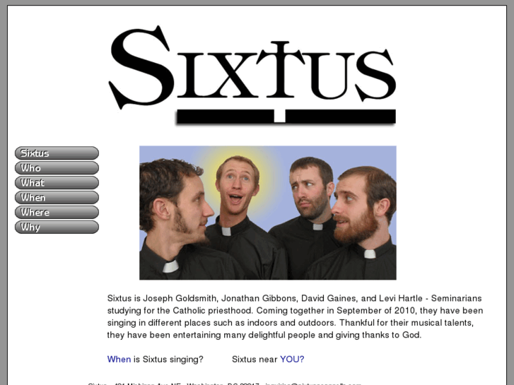 www.sixtusacapella.com