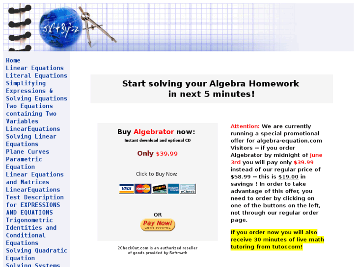 www.algebra-equation.com