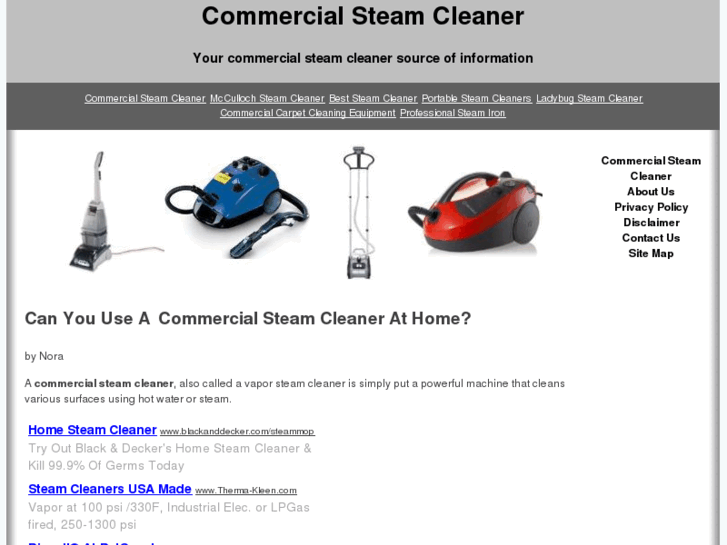 www.commercialsteamcleaner.net